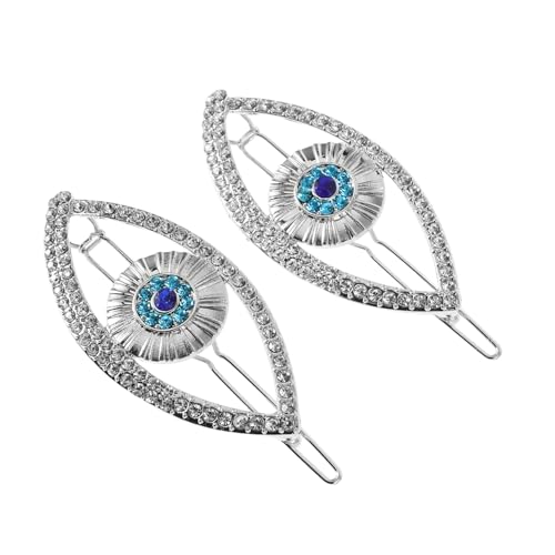 Beavorty 2stücke Strass-haarnadeln Für Damen Haarspangen Mit Strasssteinen Haarklammer-accessoires Für Seitliche Frisuren Für Partys Und Hochzeiten von Beavorty