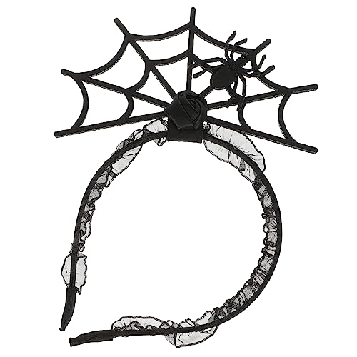Beavorty 2 Stücke Spinne Elemente Halloween Haar Band Halloween Zubehör Polyester Schwarz Stirnband Spinne Stirnband von Beavorty