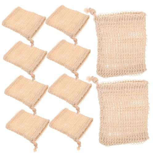 Beavorty 20 Stk Blasennetz Bunte Seifensäckchen Sisal Seifenschaumnetz Badeversorgung Netz-seifenbeutel Peeling-badetaschen Peeling-handtuch Aufhängbar Ramie Seifenblasen von Beavorty