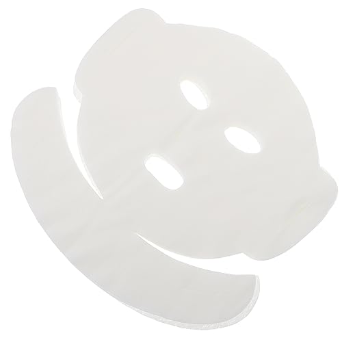 Beavorty 20 Stk Maske Handtuch Faser- Einweg-schönheitspapier Für Das Gesicht Hautpflegepapier Einweg- Gesichtstuch Badetuch Cupro-faser Weiß Gesicht Abwischen von Beavorty