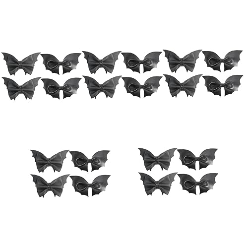 Beavorty 20 Stk Fledermausflügel Haarspange Fledermaus Haarspange Halloween-haarnadeln Halloween-clips Für Kinder Teufel Haarspange Haarschmuck Stoff Krawatte Tischgesellschaft Stirnband von Beavorty