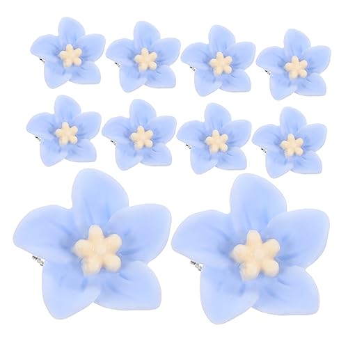 Beavorty 20st Kleine Blumenhaarnadel Modische Haarspangen Für Damen Mini-haarspangen Kleine Haarspangen Haarschmuck Süße Haarnadel Haarspangen Süß Ausgabekarte Fräulein Mädchen Metall von Beavorty