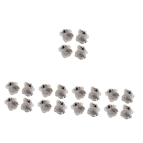 Beavorty 20 Stk Koala-plüschhaar Haarschmuck Kleines Mädchen Pailletten Lammwolle Kleinkind von Beavorty