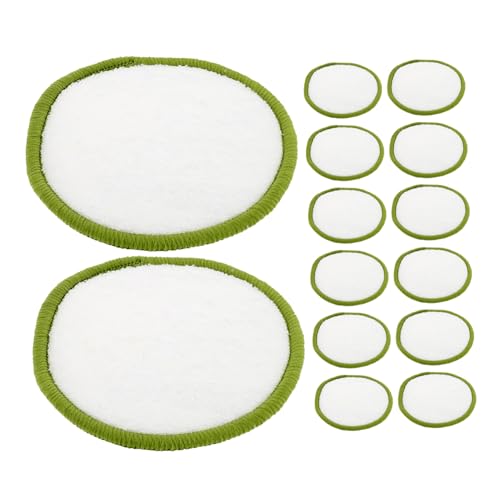 Beavorty 20stücke Wiederverwendbare Make-up-entferner-pads Bambus-gesichtspflege-pads Waschbare Wattepads Für Sanfte Gesichtsreinigung Gesichtsreinigungspads Aus Bambus-baumwolle von Beavorty