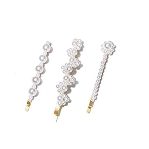 Beavorty 20 Stück Perle Haarspange Nest Bobby Gut Haarschmuck Haarspangen Aus Acryl Haarklammer Haarnadel Mädchen Haarspange von Beavorty