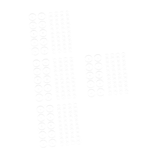 Beavorty 200 Stck. Silikon Ohrstecker Rückseiten Weiche Ohrloch Stützflicken für Schlaffe Ohren Flache Ohrring Stopper Pads Hautfreundlich Druckentlastend Milchig Transparent von Beavorty