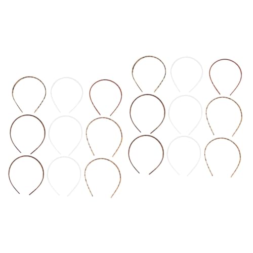 Beavorty 24 Stk Kunststoff Haarband Haarschnalle Stirnband 12St hair-band hair band Langlebiges Haarband Haargummi Haarband-Set hairbands Bequemes Haarband Mädchen Haarring Fräulein von Beavorty