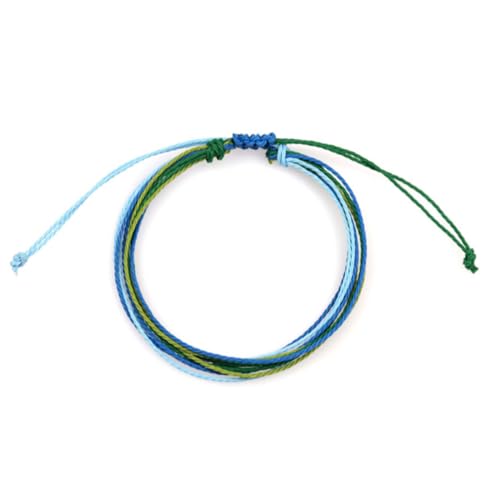 Beavorty Stück Wasserdichte Wachsarmbänder für Damen Handgefertigte Geflochtene Seilarmbänder Farben Dekoration von Beavorty
