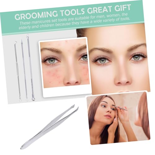 Beavorty 26 Stück Teiliges Maniküre Pediküre Edelstahl Nagelpflegeset mit Nagelknipsern Nagelfeilen Leicht Tragbar für Zuhause und Reisen Geeignet für Damen und Herren von Beavorty