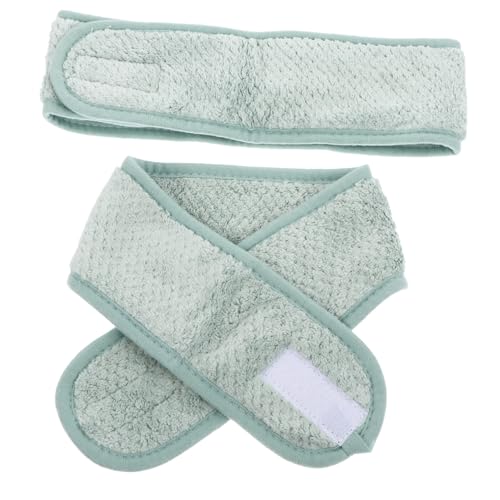 Beavorty 2stücke Stirnband Für Damen Haarband Make-up Stirnband Dusche Gesichtswasch Bade Sport Yoga Laufen von Beavorty