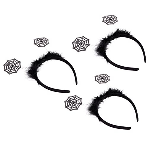 Beavorty 2St Halloween-Spinnennetz-Stirnband Haarschmuck für Mädchen kreative Kopfbedeckung Outfits Haarband weihnachtsdeko Halloween-Stirnband Haarreifen Kürbis einstellen von Beavorty