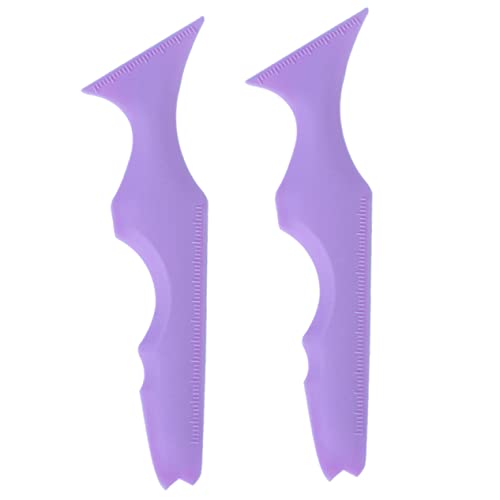 Beavorty 2 Stück Silikon Eyeliner Schablonen für Präzise Augenaufschläge Wiederverwendbar Ergonomisch für Anfänger und Profis für Make Up Reisen von Beavorty