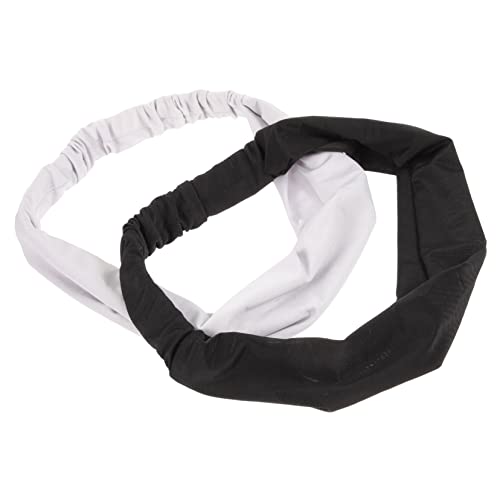 Beavorty Fitnessstudio-stirnband Für Damen Atmungsaktive Workout-stirnbänder Sport-stirnbänder 2er-pack Eisseide Yoga- von Beavorty