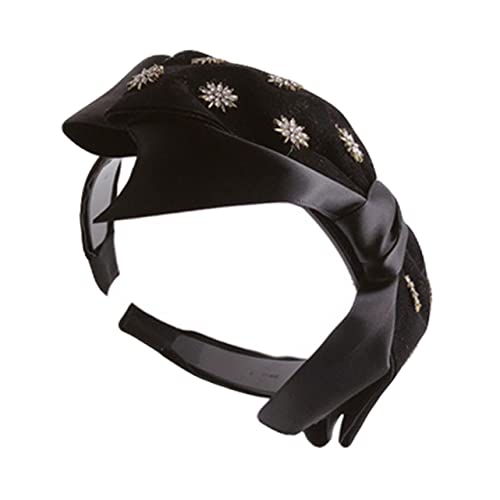 Beavorty 2St Stirnband Haarband Haaraccessoire für Frauen Brautkopfschmuck für die Hochzeit Tiara Haargummi Schleifenknoten-Haarreifen sportliche Haarreifen Herbst und Winter Kopfbedeckung von Beavorty