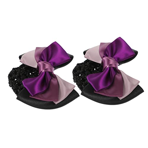 Beavorty Haarnetz Für Dutts Für Damen 2 Stück Schleifendesign Elegante Dutt-haarabdeckung Für Die Tägliche Dekoration Arbeit Und Besondere Anlässe von Beavorty