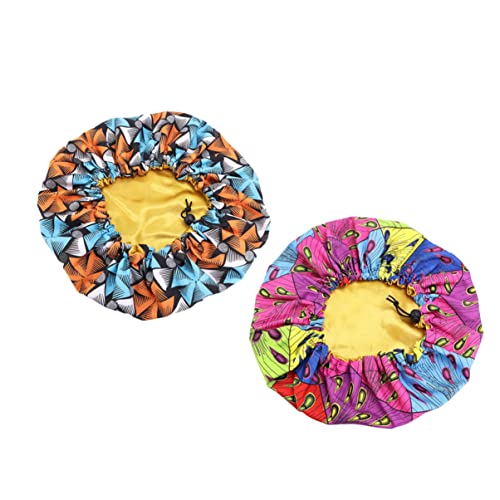Beavorty 2 Stück Verstellbare Schlafmütze Für Kinder Mütze Kinder-schlafmütze Für Kleinkinder Dreieckig Schneeflocken Quadratisch Pfau von Beavorty