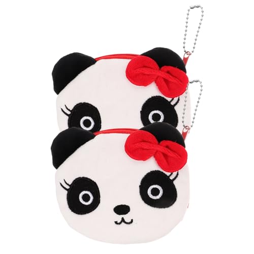 Beavorty 2stücke Panda Form Geldbörse Junge Mädchen Zipper Geldbeutel Süßes Design Für Mädchen Aufbewahren Von Münzen Und Kleinen Gegenständen von Beavorty