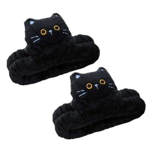 Beavorty Niedliche Stirnbänder Für Damen 2er-pack Weicher Flanell Für Die Hautpflege Make-up-entfernung Tierdesign von Beavorty