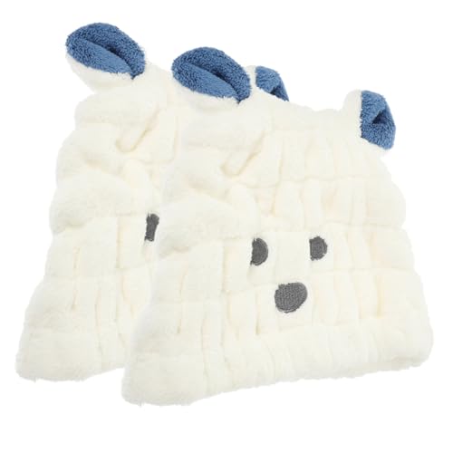 Beavorty 2stücke Haartrockenhut Aus Fleece Zum Trocknen Nasser Haare Haarhandtuch Für Damen Mit Schnelltrocknungsfunktion Kopfhandtuch Für Reise Und Alltag von Beavorty
