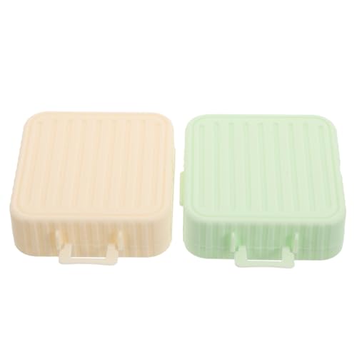 Beavorty 2stücke Luftdichte Aufbewahrungsbox Für Puderquasten Reise-organizer Mit Transparentem Deckel Platzsparender Halter Für Make-up-tools Zu Hause Und Unterwegs von Beavorty