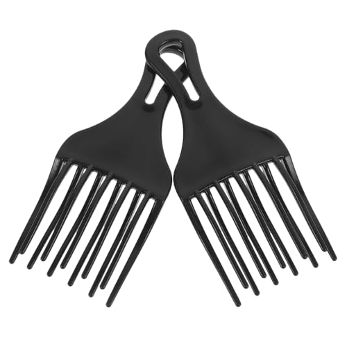 Beavorty 2er-set Kämme Aus Kunststoff Mit Breiten Zähnen Friseur-rechenkamm Für Männer Für Verfilztes Haar Schonendes Material Für Die Kopfhaut von Beavorty