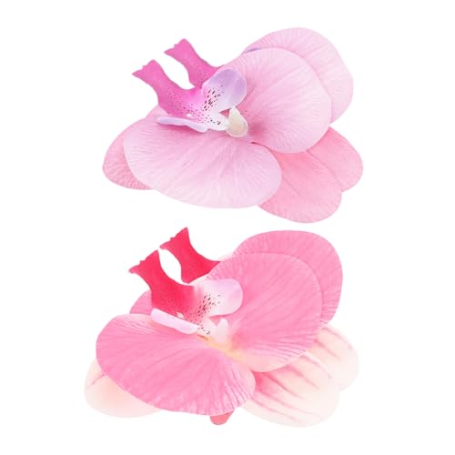 Beavorty 2paar Schuhclips Für Damen Dekorative Blumen-schuhclips Orchideenblüten-design Abnehmbare Schnallen Für Sandalen Schuhaccessoires-dekoration Atmungsaktiv Leicht Für Reisen Und von Beavorty