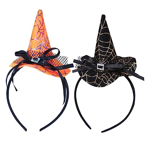 Beavorty 2st Cartoon-haarband Halloween-stirnband Mädchen Hüte Halloween-kopfschmuck Halloween-haarreifen Haargummis Für Mädchen Halloween-haar-accessoire Spinne Rot Dekorative Gegenstände von Beavorty