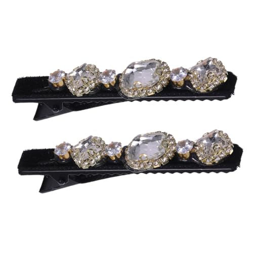 Beavorty 2stücke Krokodilklemmen Haarspangen Für Damen Mit Strass Dekorative Haarspangen Für Und Dünnes Haar von Beavorty