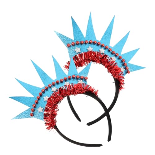 Beavorty Kronen-kopfschmuck Mit Freiheitsstatue Leicht Party-haarreif Design Der Freiheitsstatue Stirnband von Beavorty