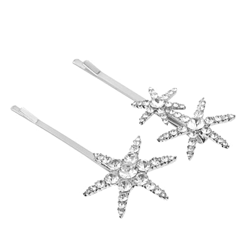 Beavorty 2-teiliges Haarnadel-set Mit Glitzernden Strasssteinen Elegantes Haarspangen-set Für Damen Für Modische Anlässe von Beavorty