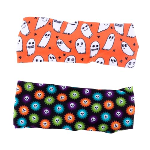 Beavorty 2st Halloween-haarband Haarbänder Für Babys Haarband Für Kinder Halloween-kopfbedeckung Halloween-schädel Kostüme Für Mädchen Tiara Stoff Kleinkind Skelett Schal von Beavorty