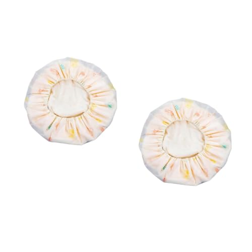 Beavorty 2st Trockene Haarhaube Duschhaube Handtuch Kühlender Hut Badekappe Fön Haube Nass Schnell Motorhaube Hutwascher Duschhauben Haartrockner Handtücher Hut Für Trockenes Haar Peva von Beavorty