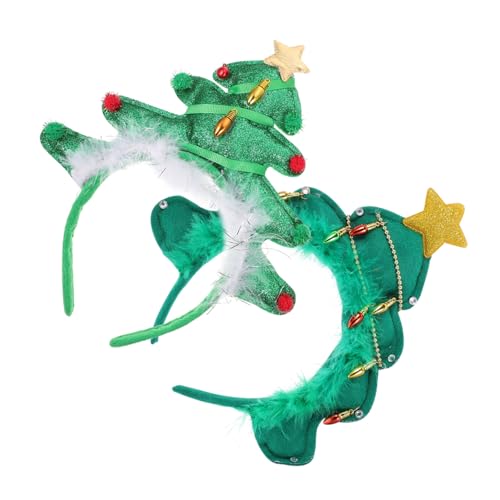 Beavorty Chic Weihnachten Stirnband Weihnachten Baum Blinkende Haar Band Für Party Festival Decor von Beavorty