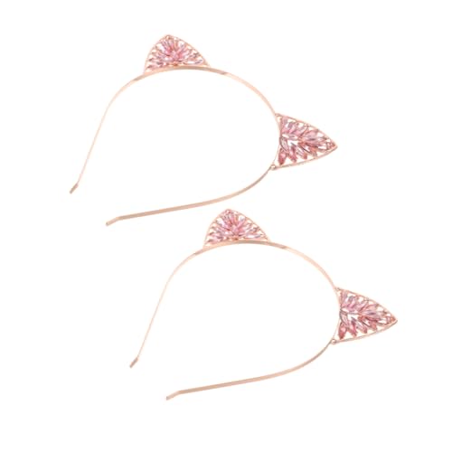 Beavorty 2stücke Katzenohr-stirnband Für Frauen Leichter Haarreifen Für Neujahrskostüme Und Festliche Outfits Ohr-stirnband Für Erwachsene von Beavorty