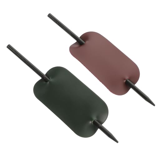 Beavorty 2stücke Leder Haar Manschetten Damen Haare Stylish Accessoires Haar Clips Pferdeschwanz Haarspangen von Beavorty
