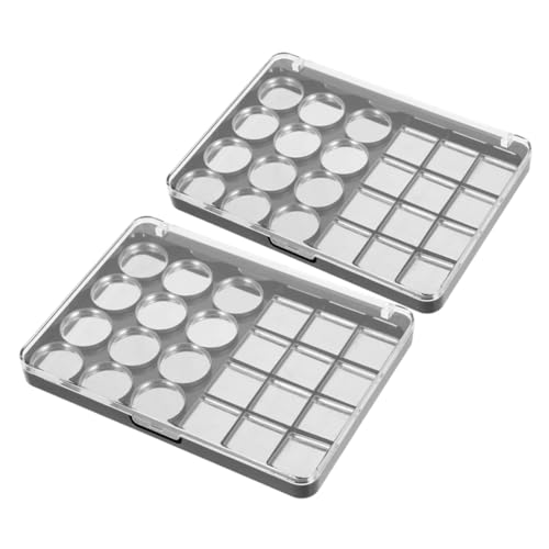 Beavorty 2stücke Leere Lidschattenpalette Mit Magnetfunktion Lidschatten Tablette Für Diy Make-up Paletten Haltbarer Kosmetik Organizer Für Schminkutensilien von Beavorty