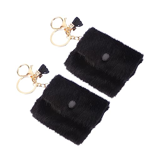 Beavorty 2stücke Mini Schlüsselanhänger Münzbeutel Farbenfrohes Schlüsselbund Gadget Für Münzen Kleine Gegenstände Praktisches Design Langlebig Und Stilvoll von Beavorty