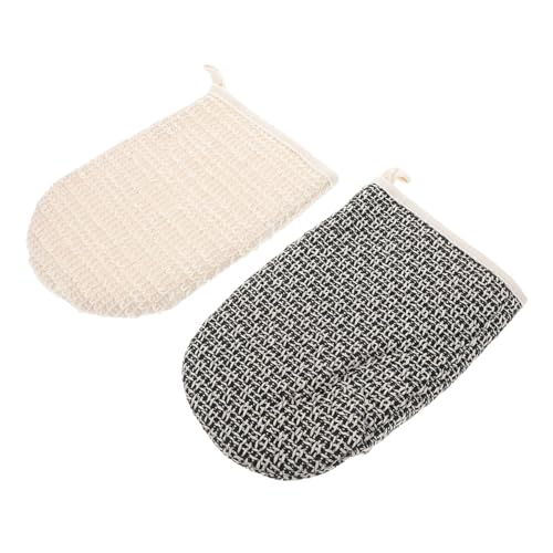 Beavorty 2stücke Natur-sisal-badehandschuhe Spa-duschwäscher Schwammhandschuhe Fäustlinge Doppelseitige Luffa-waschlappen Schwamm Körperwäscher Für Männer Und Frauen Beavorty 2stücke Natur-sisal-badehandschuhe Spa-duschwäscher Schwammhandschuhe Fäustlinge Doppelseitige Luffa-waschlappen Schwamm Körperwäscher Für Männer Und Frauen von Beavorty
