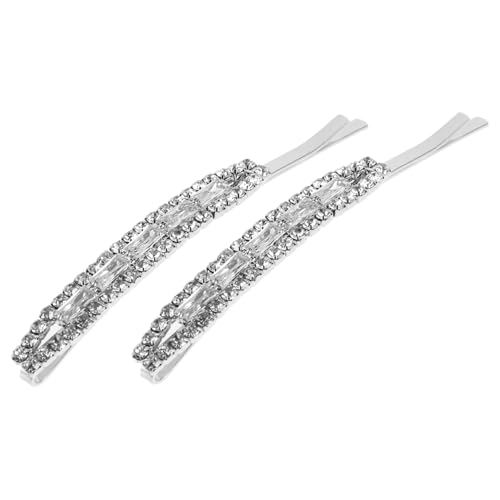 Beavorty 2stücke Strass-schleifenspangen Bling-haarspangen Mit Strasssteinen Haarschmuck Für Damen Haar-accessoires Für Besondere Anlässe Und Alltag von Beavorty