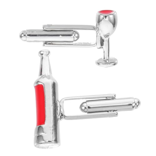 Beavorty 3 Paare Weinflasche Manschettenknöpfe Weingläser Braut Brauch Für Männer Hochzeit Manschettenlinks Legierung Beavorty 3 Paare Weinflasche Manschettenknöpfe Weingläser Braut Brauch Für Männer Hochzeit Manschettenlinks Legierung von Beavorty