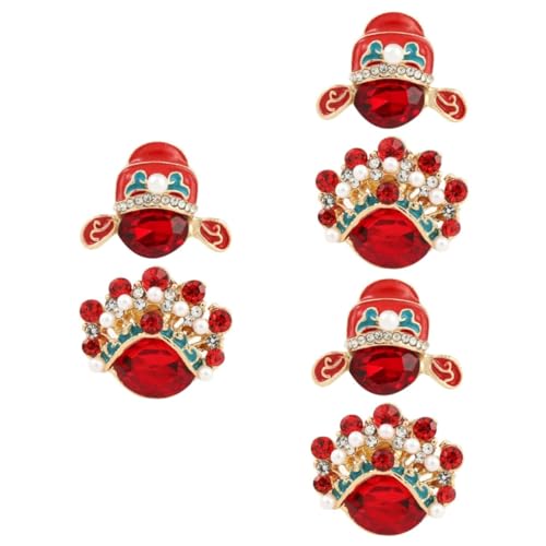 Beavorty 3 Sätze Chinesische Broschen Legierung Stilvolle Kleidung Abzeichen Brustpins Für Hochzeiten Geburtstage Weihnachten Und Besondere Anlässe 2 Stücke * 3 von Beavorty