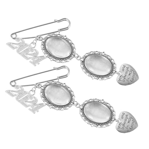 Beavorty 3 Sätze Diy Foto Brosche mit Cabochon Basen Teiliges Kristallrahmen Kit für Anhänger und Schmuckgestaltung für Hochzeiten und Persönliche von Beavorty