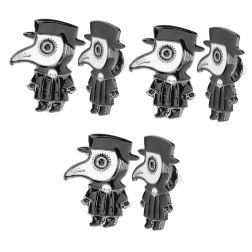 Beavorty 3 Sätze Emaille Brosche Hat Eine Anstecknadel Aus Metall Anzug Brosche Broschen Für Damen Kleidung Ornament Anstecknadel Schmuck Kragen Brosche Medizinische 2 Stück * 3 von Beavorty