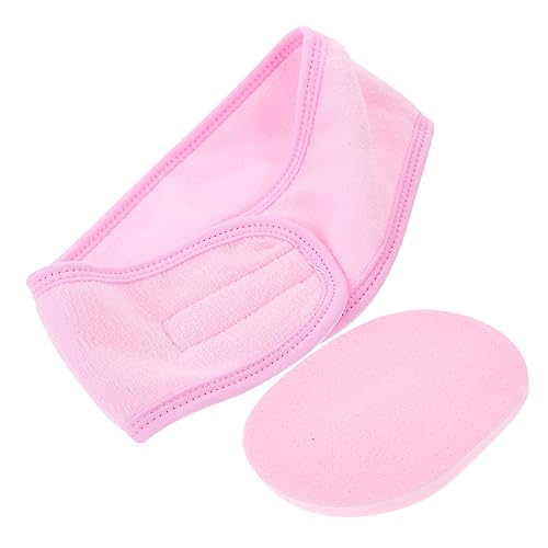 Beavorty 3 Sätze Gesichtswasch-Stirnband-Set Spa-Stirnbänder Stirnband aus Schaumstoff Haarband Schwämme Haargummi Spa-Stirnband zum Waschen des Gesichts Handtuch Stirnband von Beavorty