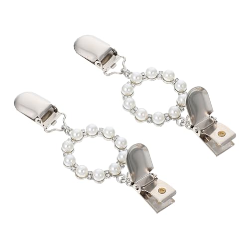 Beavorty 3 Sätze Seidenschalknopf Corsage Schalschnalle Schalschnalle Schal Accessoire Schalwickel Für Frauen Elegante Retro Pullover Clips Schalclip Mode Kleid Clips Cardigan 2 Stücke * 3 von Beavorty