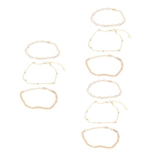 Beavorty 3 Sätze Teiliges Fußkette Mit Rhinestone Vielseitige Fußkette Für Frauen Für Strandpartys Yoga Tägliches 3 Stück * 3 von Beavorty