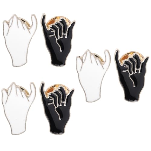 Beavorty 3 Sätze Teiliges Hand Hand Broschen Für Rucksäcke Anstecker Modisches Accessoire Für Freundschaften Für Jacken Kleider 2 Stück * 3 von Beavorty