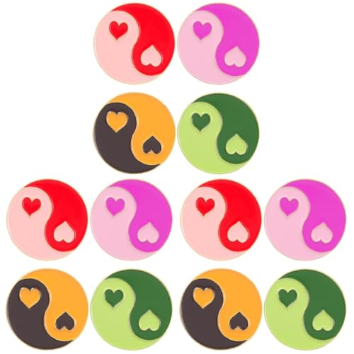 Beavorty 3 Sätze Teiliges Herz Anstecknadeln Für Frauen Kreative Broschen Für Valentinstag Hochzeit Und Tragbare Schmuckstücke Zur Stilverbesserung 4 Stück * 3 von Beavorty