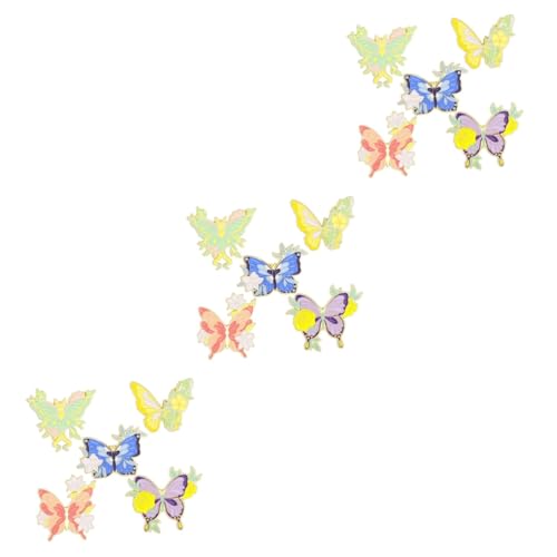 Beavorty 3 Sätze Teiliges Schmetterlingsbroschen Anstecknadeln Für Kleidung Schals Taschen Für Besondere Anlässe 5 Stück * 3 von Beavorty