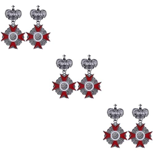 Beavorty 3 Sätze Vintage Brosche Anstecknadel Im Retro Für Herren Modisches Schmuck Accessoire Für Krawatten Kleidung Einzigartige Details Kreative Designs Für Freunde Familie 2 Stück * 3 von Beavorty